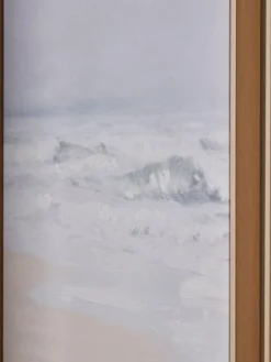 Three Framed Coastal Canvases