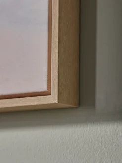 Three Framed Coastal Canvases