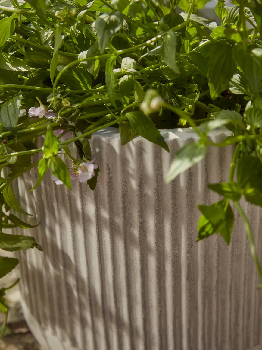 Three Ribbed Planters