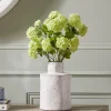 Three Sumptuous Faux Snowball Sprays - Green