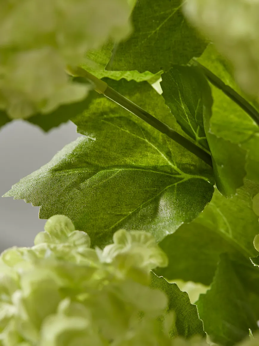 Three Sumptuous Faux Snowball Sprays - Green