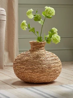Three Sumptuous Faux Snowball Sprays - Green