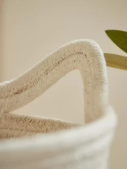 Three Tasselled Storage Baskets