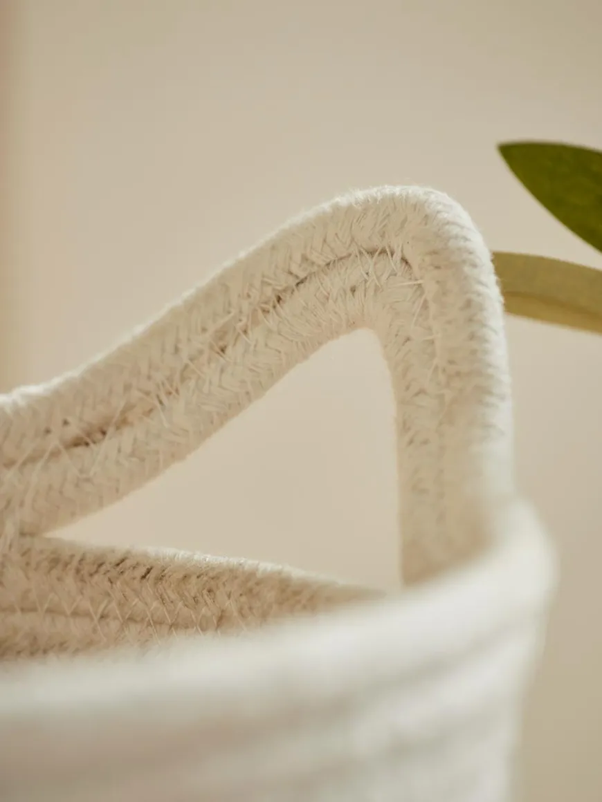 Three Tasselled Storage Baskets
