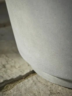 Three Traditional Concrete Planters
