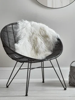Tibetan Curly Sheepskin - Ivory