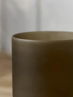 Travertine & Glass Tealight Holder