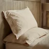 Two Cotton Pillowcases - Flax