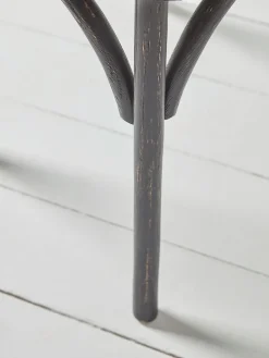 Two Cross Back Dining Chairs - Black