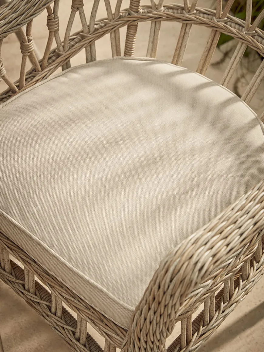 Two Decorative Weave Dining Chairs