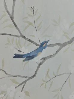 Two Framed Bird Canvases
