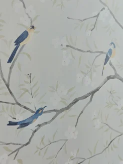 Two Framed Bird Canvases