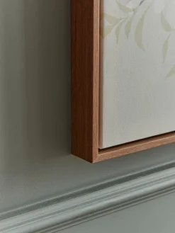 Two Framed Bird Canvases