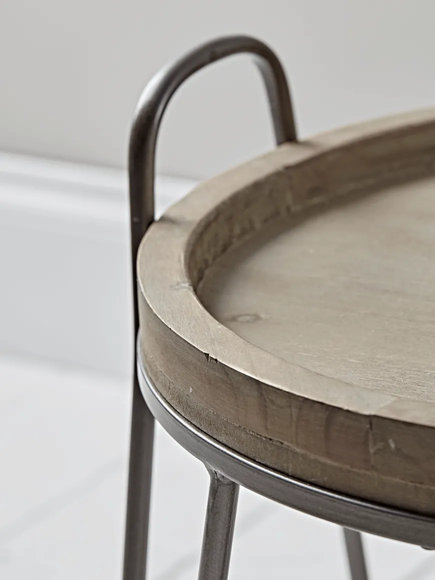 Two Hairpin Nesting Side Tables