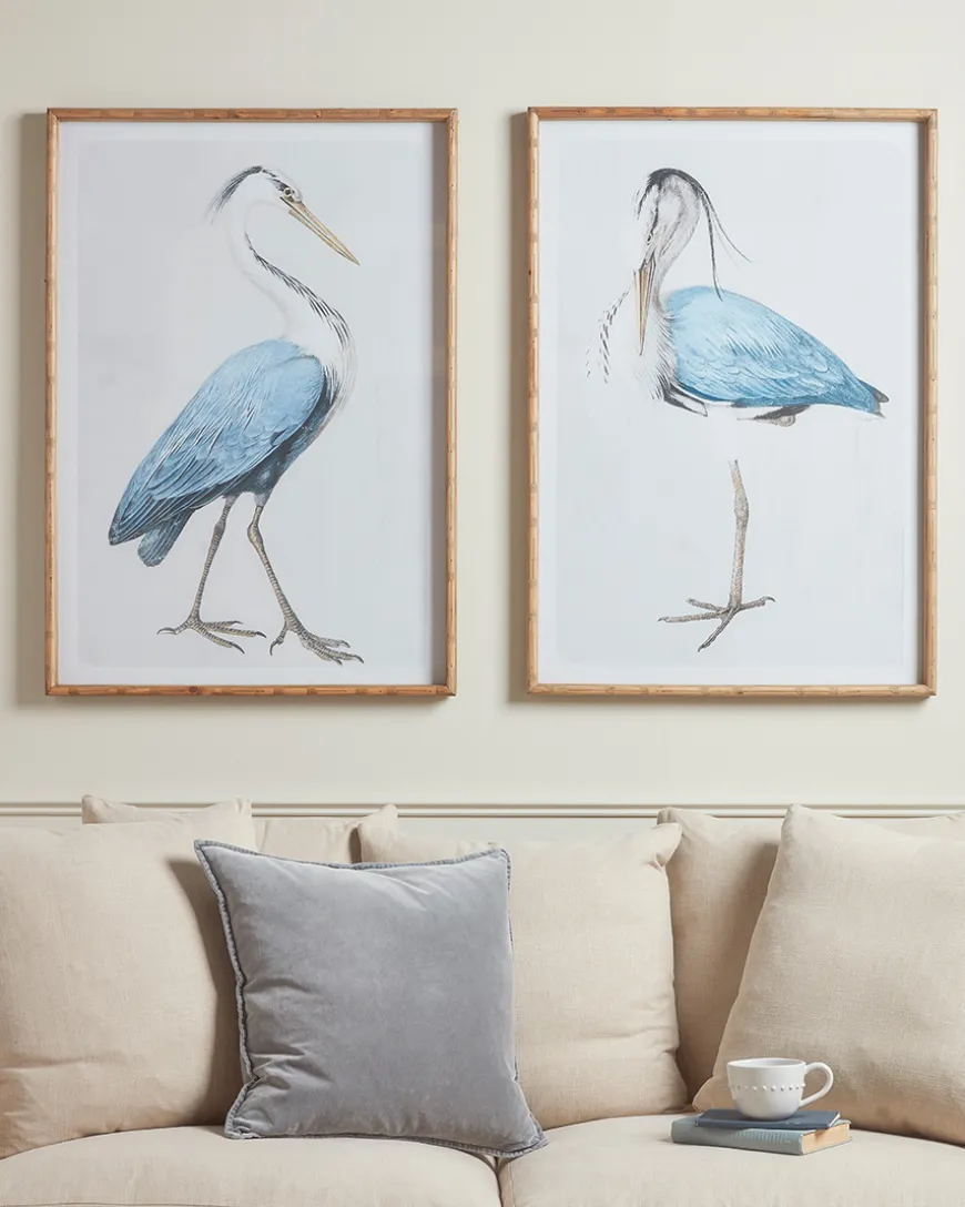 Two Heron Framed Prints