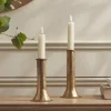 Two LED Faux Dinner Candles