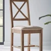 Two Loft Cross Back Dining Chairs