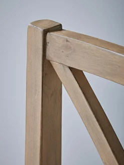 Two Loft Cross Back Dining Chairs