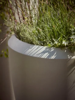 Two Oversized Tapered Planters
