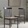 Two Reims Dinning Chairs - Ink