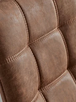 Two Soho Dining Chairs - Tan