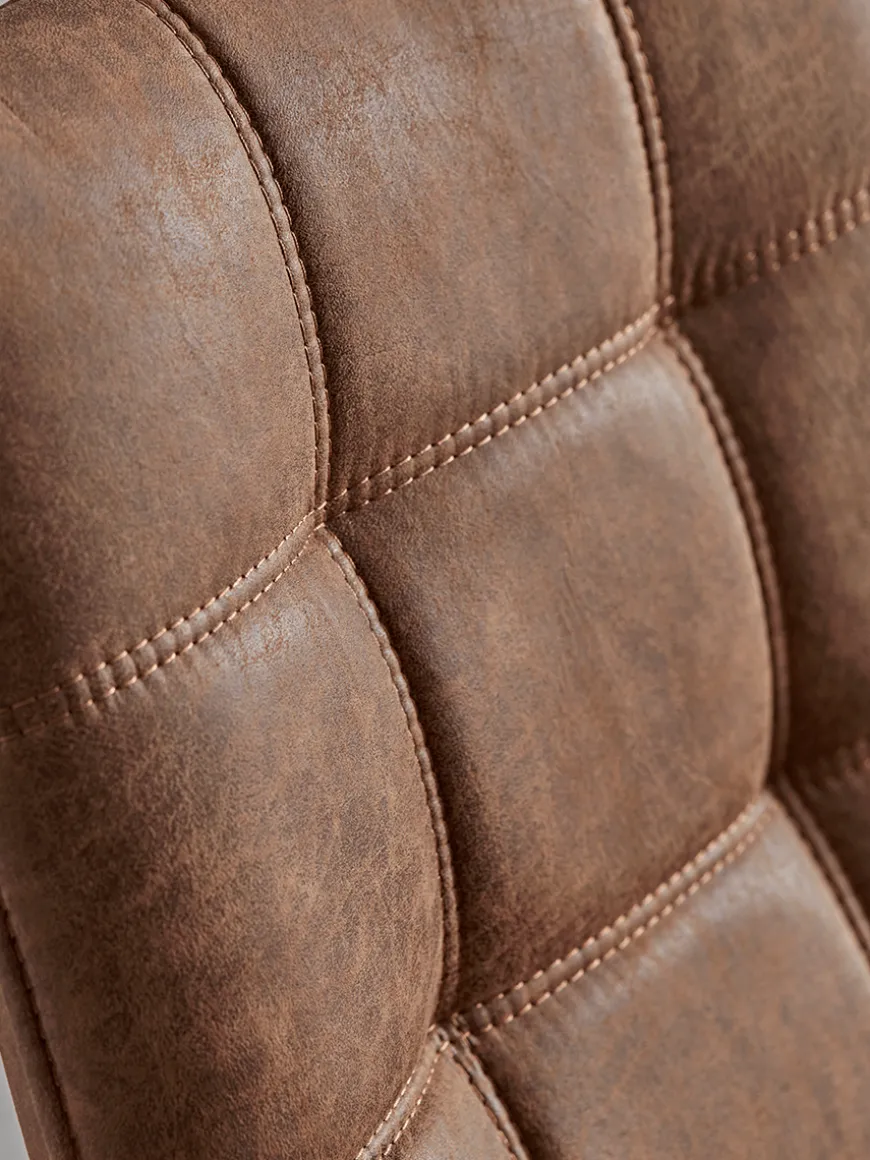 Two Soho Dining Chairs - Tan