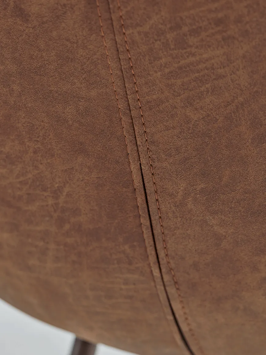 Two Soho Dining Chairs - Tan