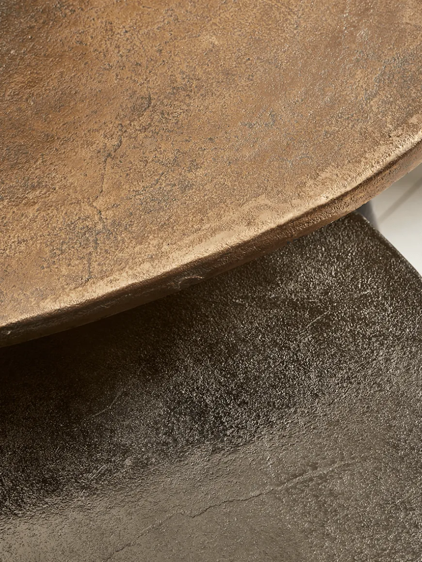 Two Textured Nesting Tables