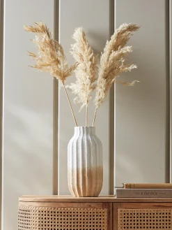 Two Tone Textured Vase