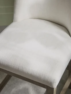 Upholstered Bar Stool - Natural