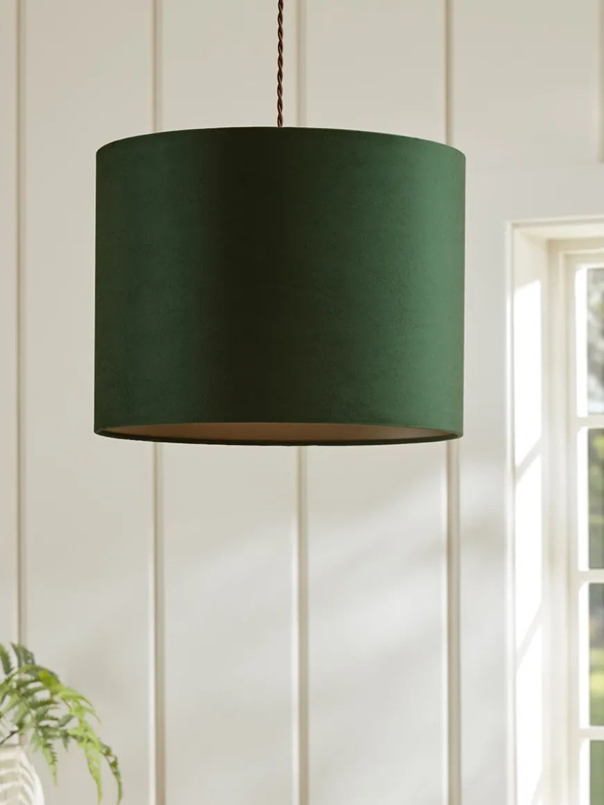 Velvet Shade Forest Green - Large