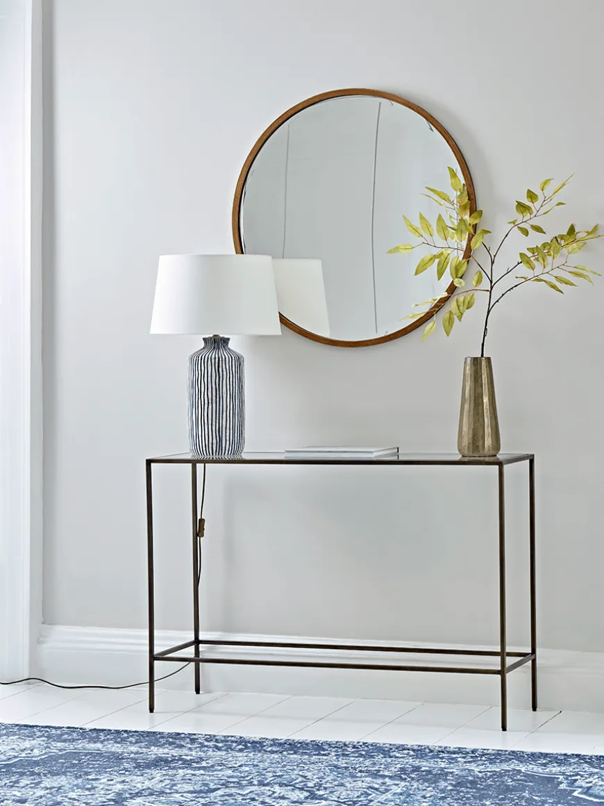Villette Console Table - Burnished Brass