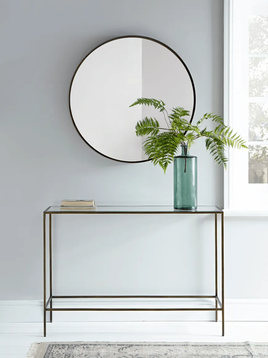 Villette Console Table - Burnished Brass
