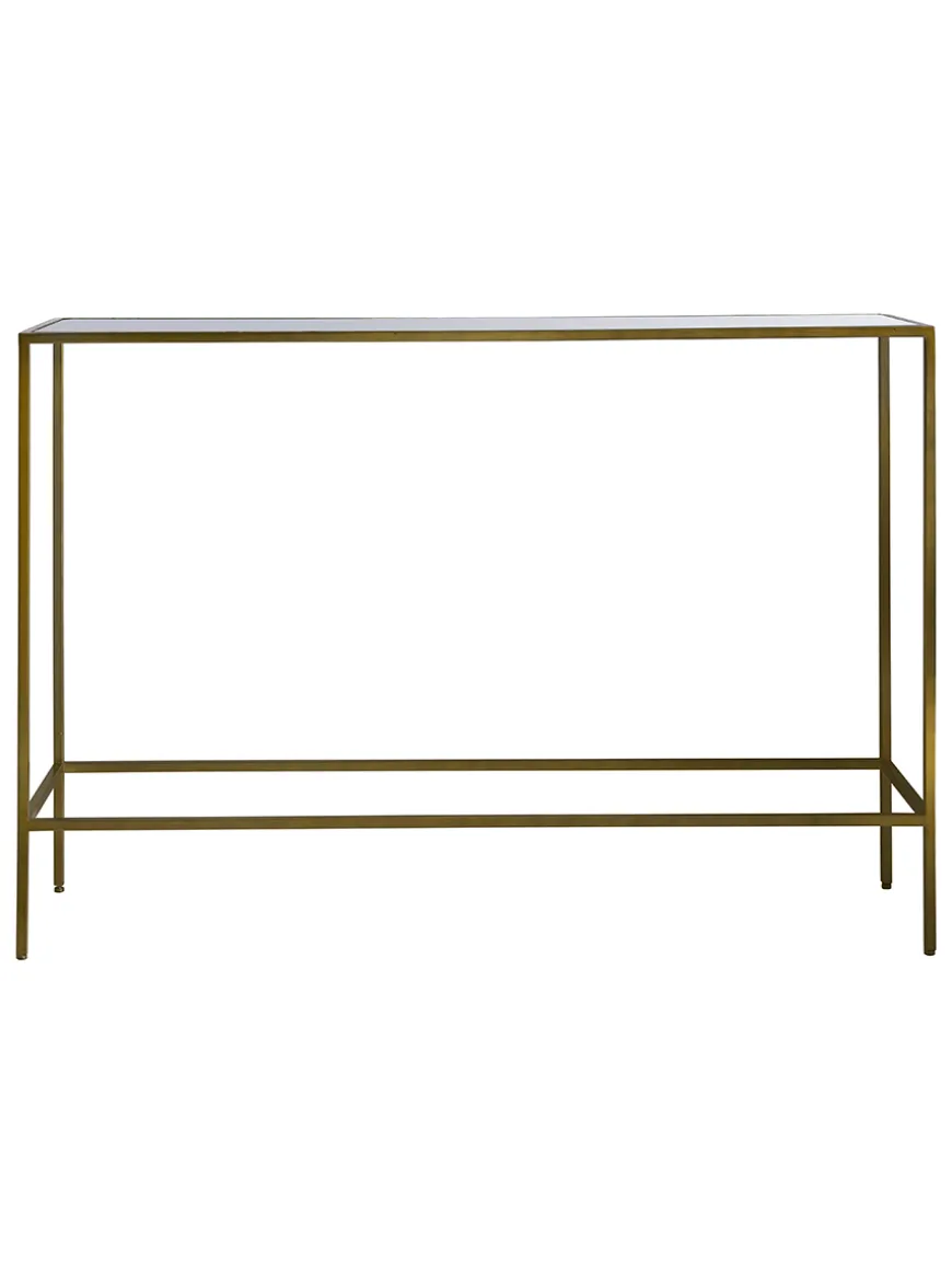 Villette Console Table - Burnished Brass