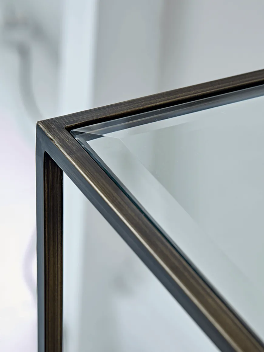 Villette Console Table - Burnished Brass