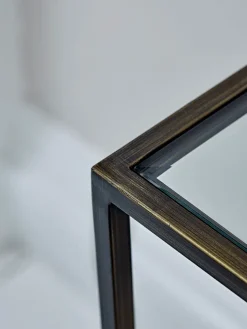 Villette Console Table - Burnished Brass