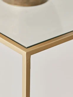 Villette Console Table - Soft Gold