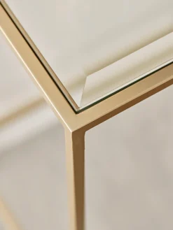 Villette Console Table - Soft Gold