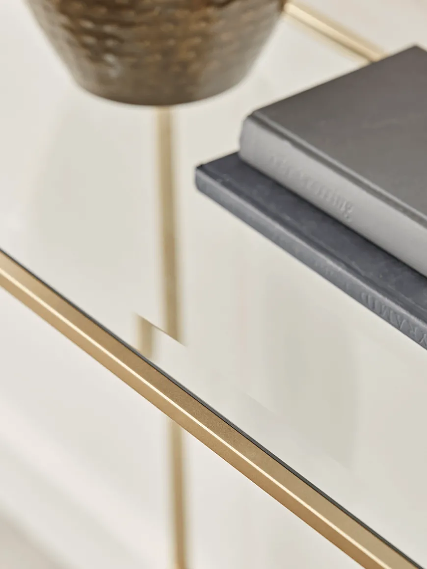 Villette Console Table - Soft Gold