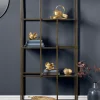 Villette Display Unit - Burnished Brass