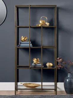 Villette Display Unit - Burnished Brass
