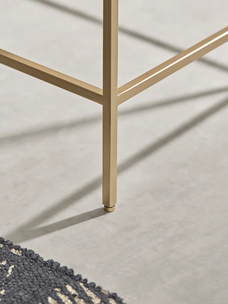 Villette Side Table - Soft Gold