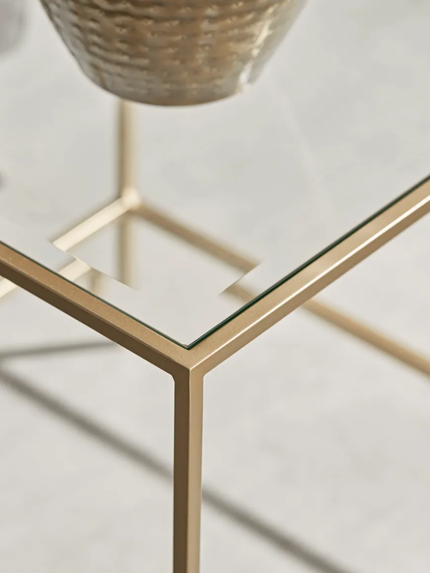 Villette Side Table - Soft Gold