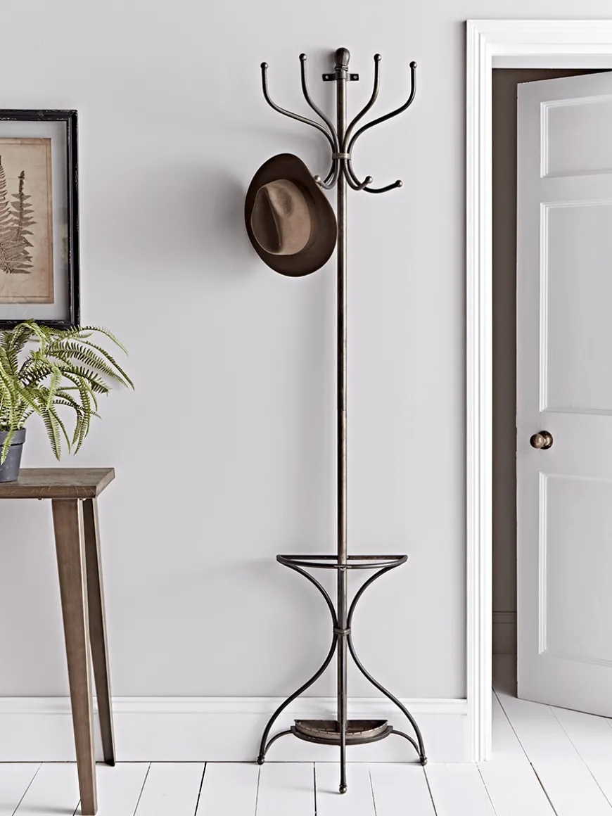 Wall Mounted Metal Coat Stand
