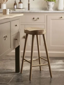 Weathered Oak Counter Stool - Natural