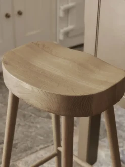 Weathered Oak Counter Stool - Natural