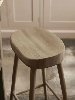 Weathered Oak Counter Stool - Natural