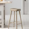 Weathered Oak Counter Stool - Greywash