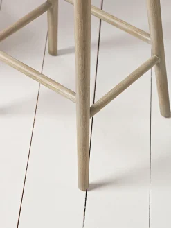 Weathered Oak Counter Stool - Greywash