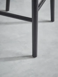 Weathered Oak Counter Stool - Black